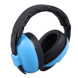 CASQUE - ANTI-BRUIT Cache-oreilles antibruit pour bébé - DRFEIFY - Doublure douce - Réduction sonore 27 db - Bleu