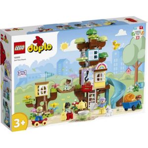 ASSEMBLAGE CONSTRUCTION Jeux de construction - LEGO - LA CABANE DANS L’ARBRE 3-EN-1 - Mixte - 3 ans - 73 pièces