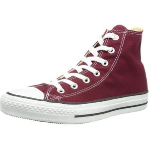 BASKET Baskets montantes en toile - CONVERSE - Ctas core hi ox - Bordeaux - Femme - Textile - Lacets