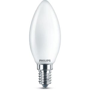 AMPOULE - LED PHILIPS LED Classic 40W Flamme E14 Blanc Chaud Dépolie Non Dimmable