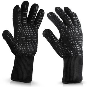 HMZXZ RXYY Gants de cuisine en coton matelassé avec doublure en forme de poisson Océan Résistant à la chaleur