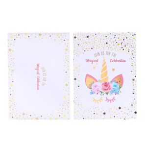 Invitation Anniversaire Licorne Cdiscount Invitation Anniversaire Licorne Cdiscount
