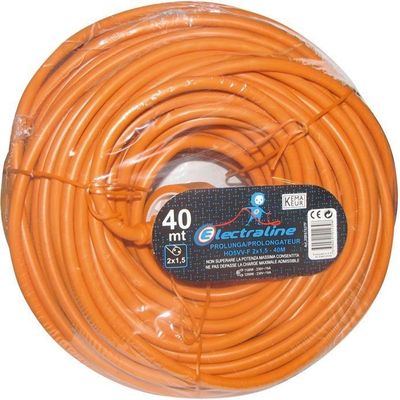 Electraline 49236 Enrouleur 30 M 2x1,5 Mm² Avec Prise Européenne – Rallonge Jardin Fixe Sécurité