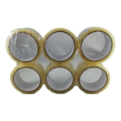 Rouleau De Scotch Marron Large 48mm X 100 Mètres – Lot De 6 Adhésifs Solides Pour Cartons, Déménagement Et Colis Pro