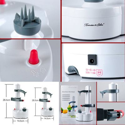 GOTOTOP éplucheur de pomme verte Machine à éplucher les fruits multifonction PP en acier