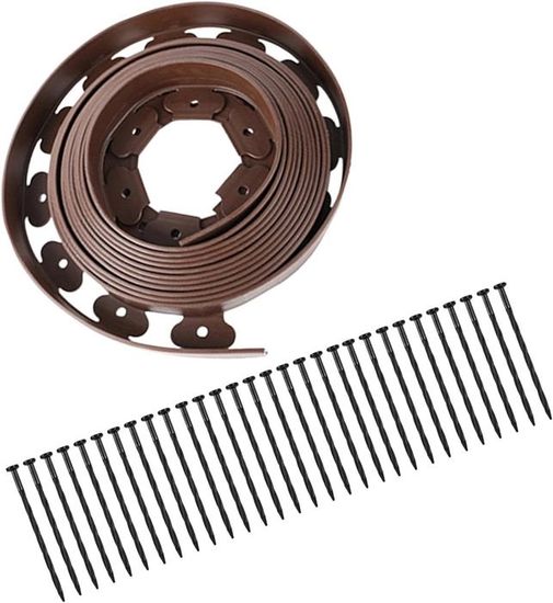 50 Pièces Piquets De Bordure Pour L'Aménagement Paysager, Clous De Bordure De Jardin Piquets De