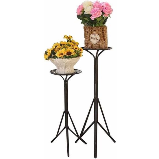 Étagère Bambou 5 Niveaux Pour Plantes - Support Jardin Balcon 103cm - 7 Pots Max - Capacité 10kg Par Niveau