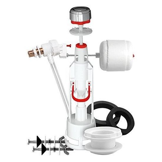 Déchargeur Universel Pour Chasse D'eau Fominaya TYF10-3G - Compatible Roca, Avec Raccord, Base Et Joints - 3
