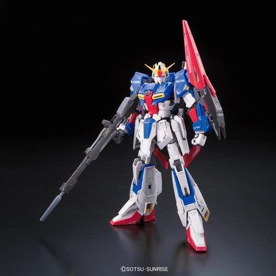 GUNPLA RG Real Grade 1-144 Zeta Gundam - BANDAI - MSZ-006 Z Gundam - Plastique colorée - Bleu