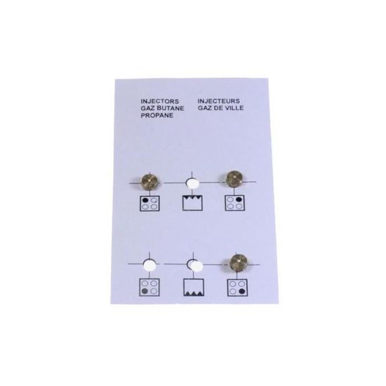 Sachet injecteurs gaz butane - Beko - CSE53320DW - Accessoires d'appareils - Conçu pour cuisinière