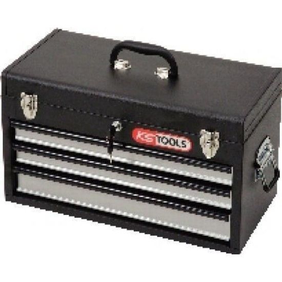 Hilka G301C3BBS Coffre de rangement /à outils robuste 3/ tiroirs