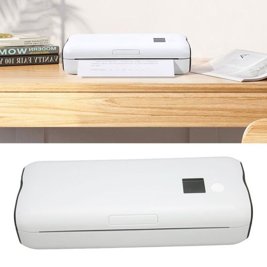 Mini Imprimante Portable Imprimante Thermique Mobile A4 M832 - Sans Encre, Bluetooth, Parfaite Pour Les Déplacements Imprimante Bluetooth Portable