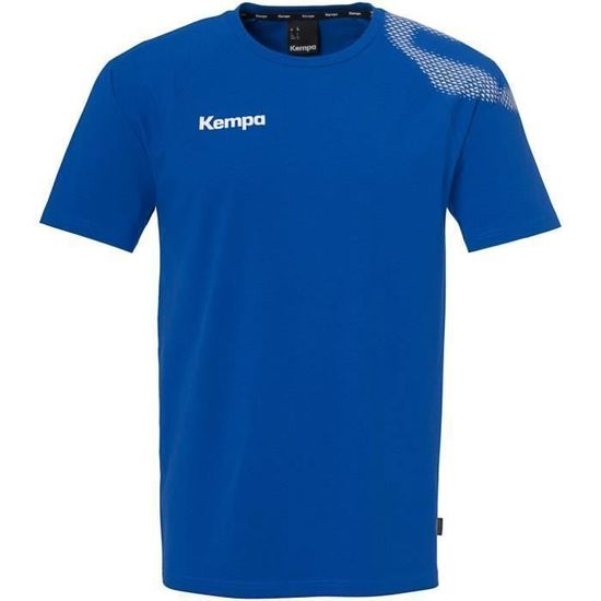 Kempa Herren Speed T-Shirt – Handball-WM Design, Bunter Brustprint, 100% Baumwolle