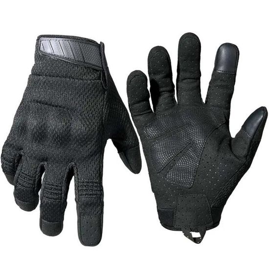 Gants Tactiques Moto Pleine Main - Respirants, Écran Tactile Et Protection Renforcée