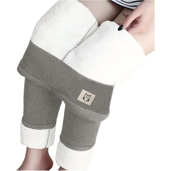Legging Polaire Doublé Femme Baleaf - Taille Haute, Imperméable, Avec Poches - Pour Sport Hiver