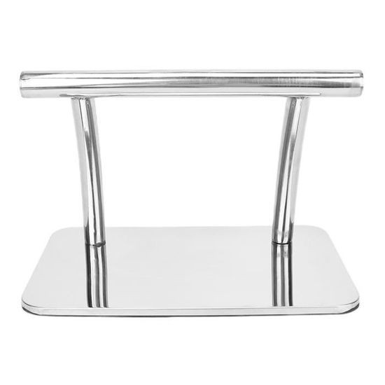 Repose-pieds En Acier Inoxydable Doré Pour Chaise De Barbier - Dimensions 12x7.5x7.5 Pouces - Remplacement élégant Et Stable
