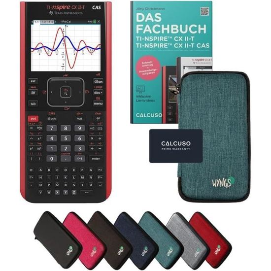 Calcolatrice Grafica TI Nspire CX II-T Con Custodia Protettiva - Pacchetto Standard Per Studenti