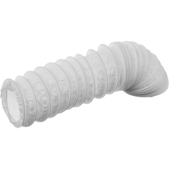 Ø 80mm 1m Tuyau D'évacuation D'air en PVC Flexible Tuyau de
