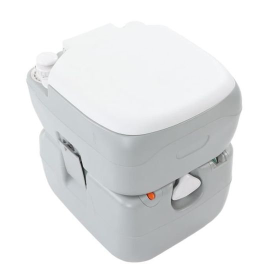 Toilette Portable De Voyage 2,6 Gallons (10L) - Pour Camping, Caravane, Extérieur, Avec Chasse D'eau