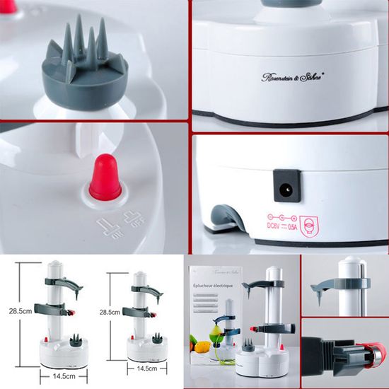 Machine à éplucher Les Raisins électrique 50W - Rechargeable USB - Pour Raisins, Tomates, Ail - Design Compact