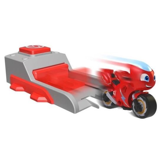 Ricky Zoom Wind & Launch, Juguete De Moto Con Lanzador De Cuerda, Sin Pilas, Para Niños De 3 Años En Adelante, Ideal Para Carreras