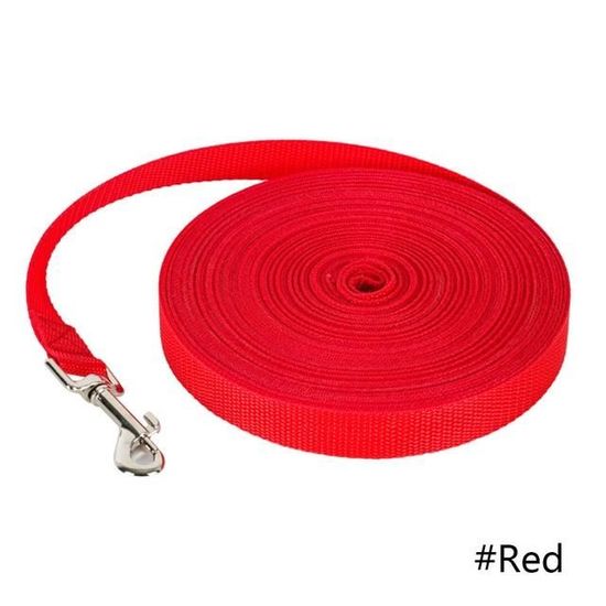 LAISSE,Rouge-10M--Longue corde de remorquage pour chien, en Nylon,  disponible en 6 couleurs, 1.5M, 1.8M, 3M, 4.5M, 6M, 10M, accessoi -  Cdiscount