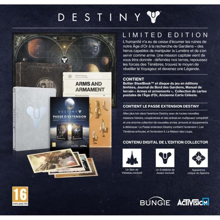 Activision Destiny Edition Limitée Jeu Xbox 360