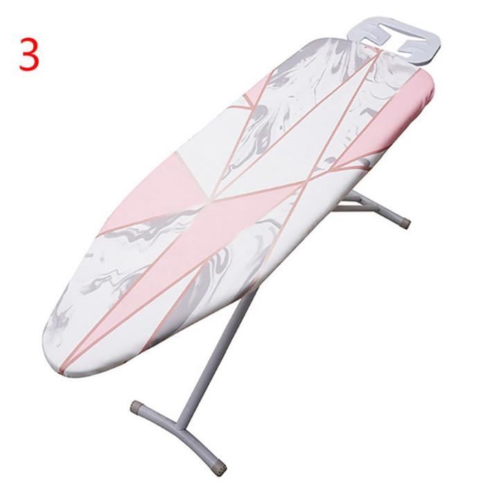 Housse de Protection Table à Repasser Planche 140x50cm Couvercle Table Repasser Tissu Presse pour Marbrer Couverture en Fer Pliante