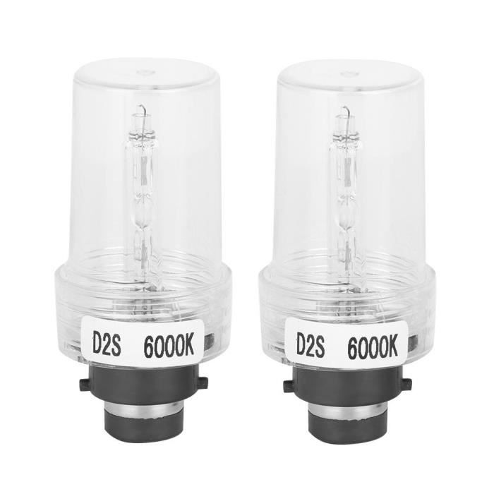 2Pcs D2S 6000K 35W remplacement de voiture ampoule de phare xénon DHI allumé - MEIHE