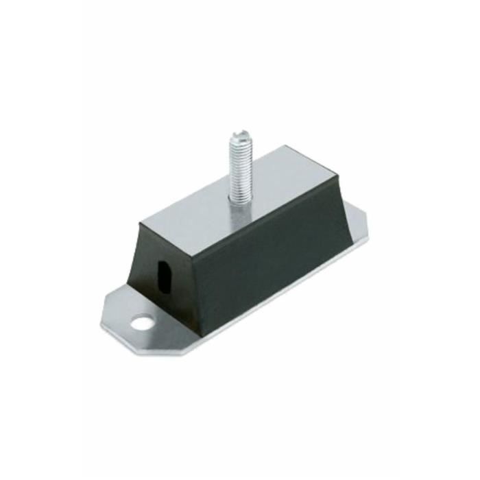 Silent Bloc rectangulaire Male 60X165 à fixer - M12