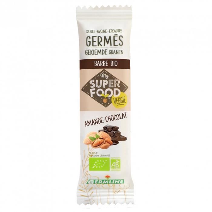 Barre amande chocolat 39gr - GermLine