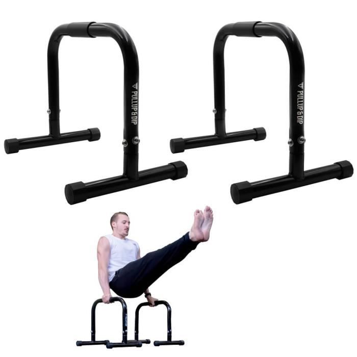 PULLUP&DIP Barres Parallèles En Acier, Anti-Dérapante Avec Poignées Extra Large HAND GRIP POIGNEE DE MUSCULATION