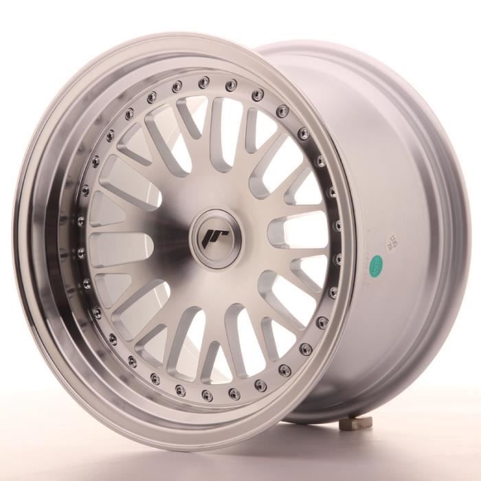 1 jante alu Japan Racing JR10 16x9 ET20 Blank Machined Sil avec bague 67,1
