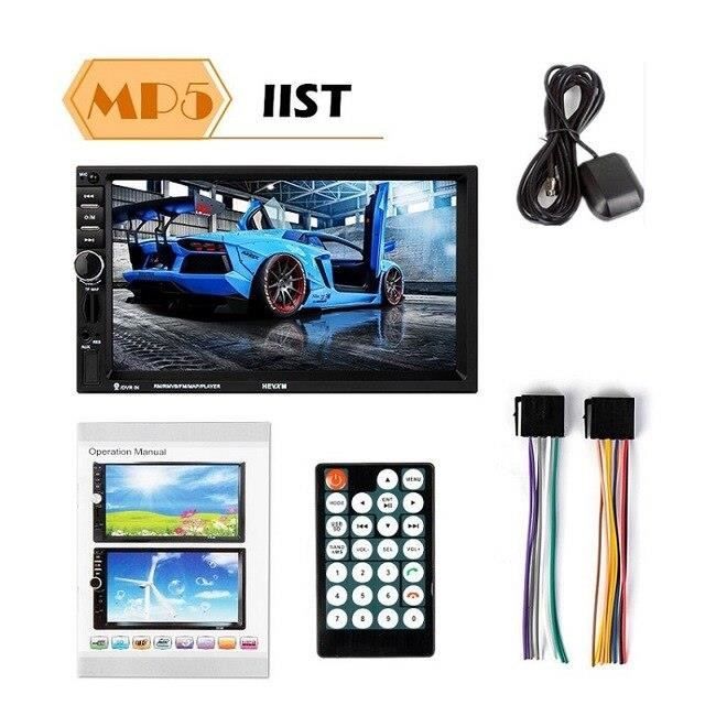 1 Din 4022D FM Radio voiture Auto Audio stéréo Bluetooth Autoradio Support vue arrière caméra Radios voiture - Type 7018G Car Radio