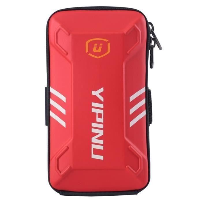 Yipinu Petit Sac De Course D'Exercice Étanche Bourse Sac De Support De Téléphone Pour Jogging Brassard Sac De Bras .Rouge
