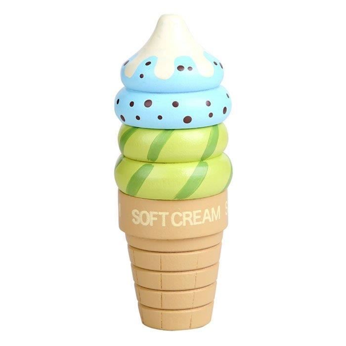 Jouet Enfants de crème glacée en bois Beige