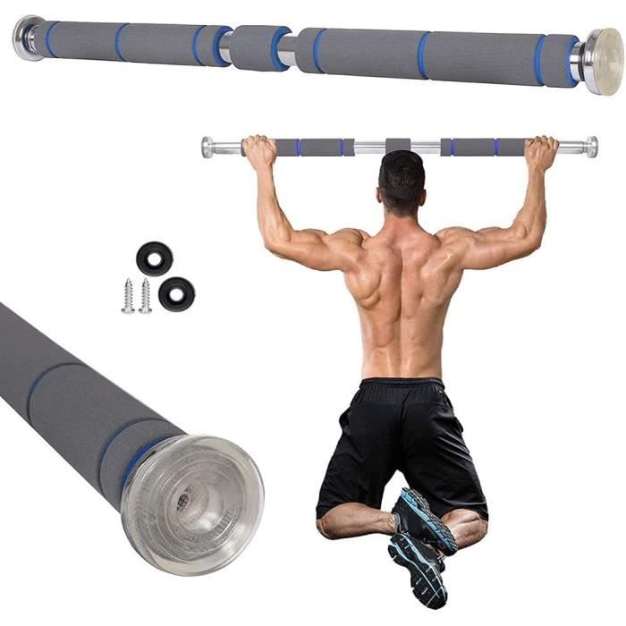 Barre de remorquage Vendeur pro Barre de Tractions, 80 à 130 cm Barre de Fitness Fixation Murale pour Renforcer Les Muscle135