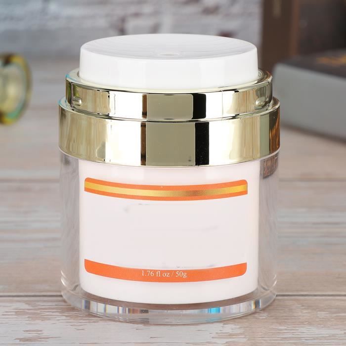 Crème hydratante pour le visage 50g, crème pour le visage anti-âge avec vitamine C/E et extrait d'aloe vera et hyaluronique, pour