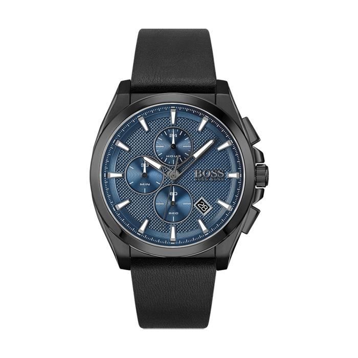 Montre Homme HUGO BOSS BLACK SPORT LUX en Cuir Noir 232805