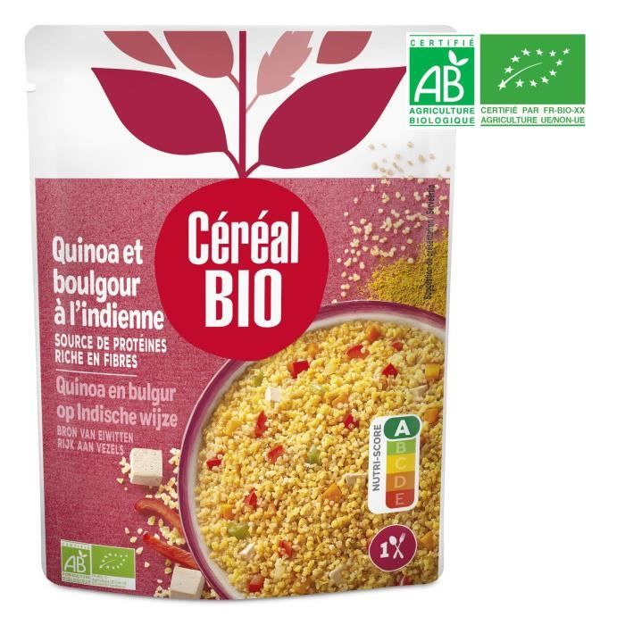 Quinoa et boulghour bio 2 g Cereal Bio