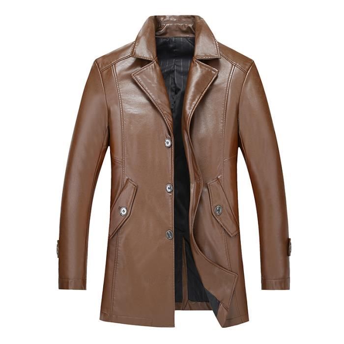 TRENCH EN PU CASUAL URBAN CLASSICS HOMME