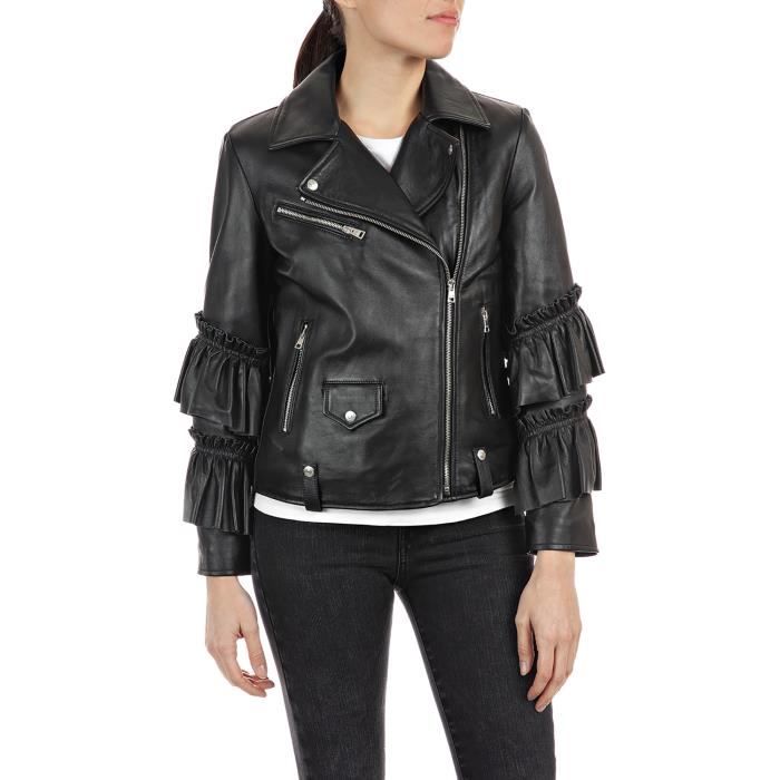 Replay Blouson en Cuir Femme W7621.000.83706-010