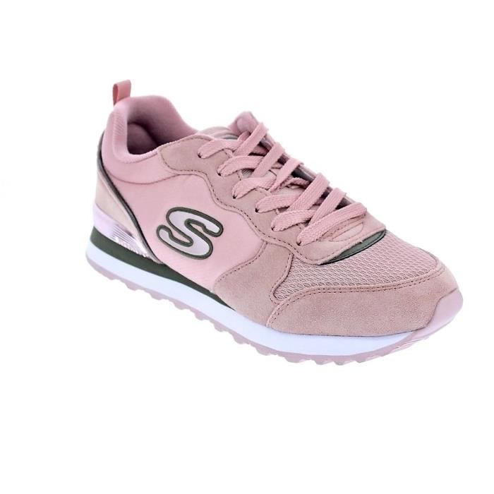 Baskets basses - Skechers Og 85 Femme Rose