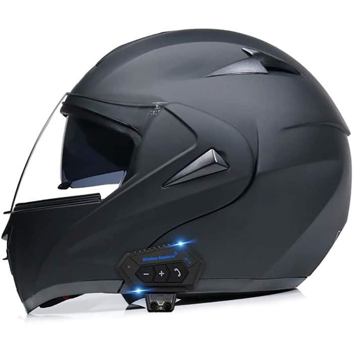 Casques de moto Bluetooth modulables Casques modulables Casques intégraux Casque de moto Scooter Casque de scooter Double pare-sol