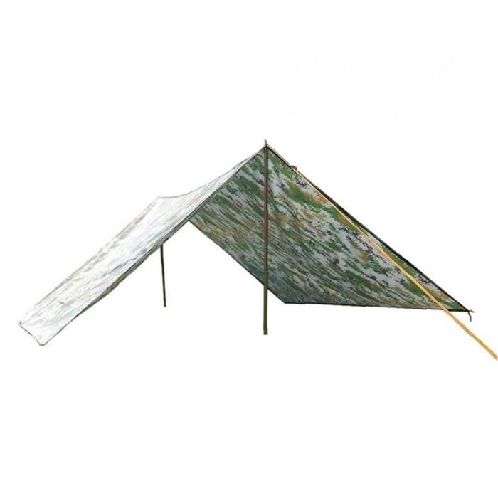 Tente d'alpinisme Tapis légère CampingHiking imperméable Escalade Voyage Camouflage