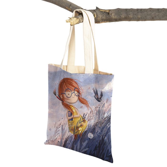 SAC POCHETTE VNTAGE de grande capacté en palle tssée et cur