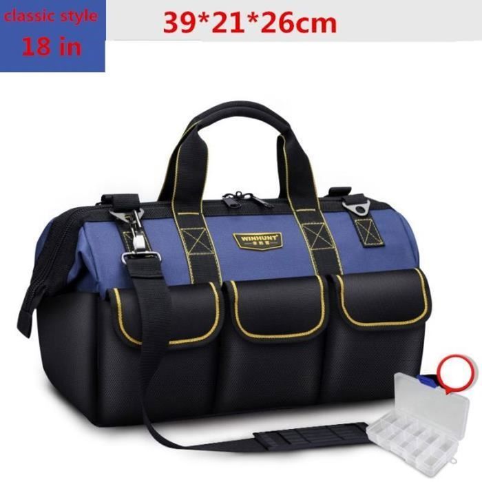 Taille M Sac à Outils, Trousse à Outils Résistant Imperméable En Tissu Oxford Avec 5 Pochettes Pour Les Plombiers Et Les Electriciens 98797640