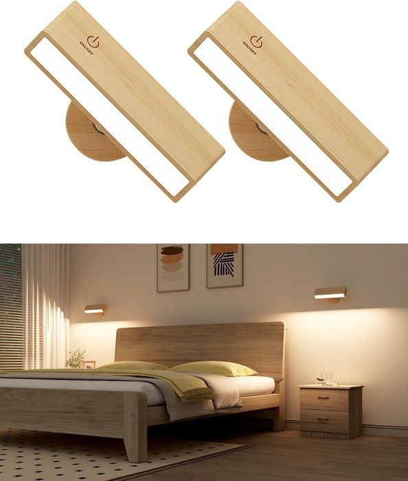 2 Pièces LED Applique Murale Intérieur, Lampe De Lecture