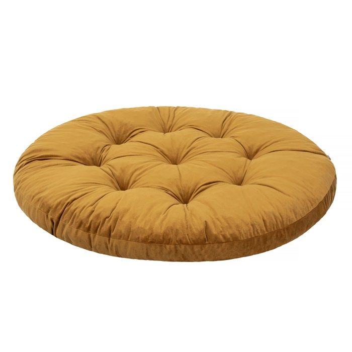 Bjird - Coussin pour Fauteuil Suspendu Oeuf - diamètre 92 cm Jaune - Fauteuil Balancoire Chaise Oeuf
