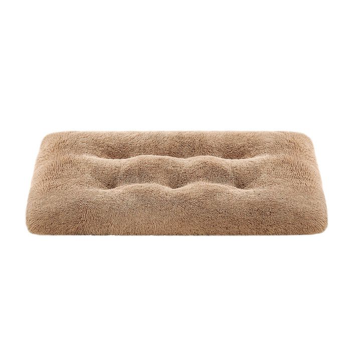 Panier pour Chien 122 x 74 cm Rembourrage Moelleux Lavable Coussin pour Chien Marron Camel Panier pour Chien 122 x 74 cm Rembourrage Moelleux Lavable Coussin pour Chien Marron Camel